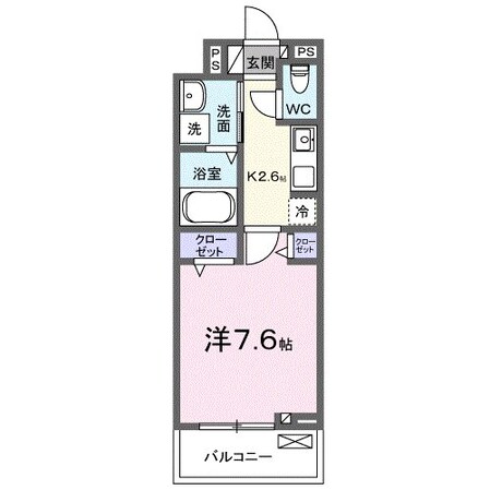 カンパニュールの物件間取画像